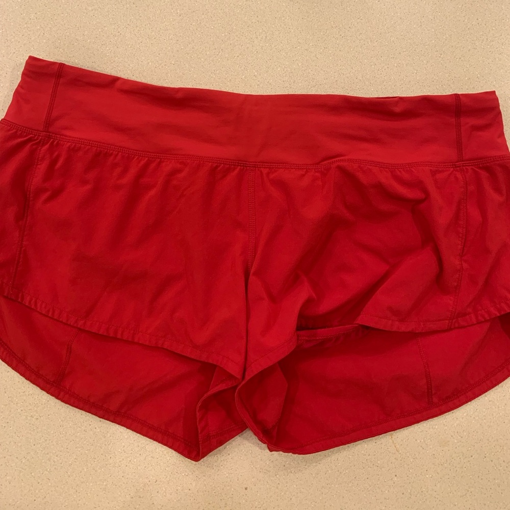 Lululemon Shorts Size 10 Red